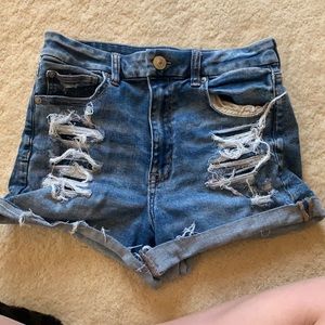 American Eagle curvy high rise shortie
